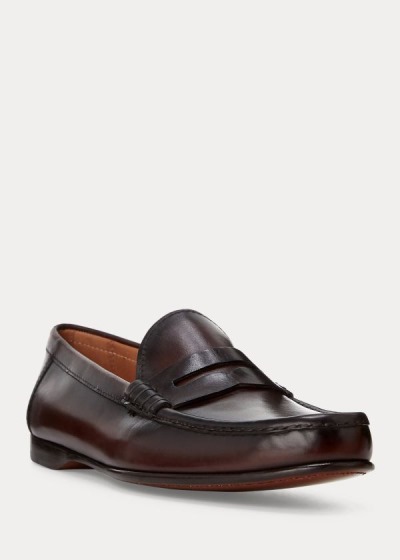 Men's Ralph Lauren Chalmers Calfskin Penny Loafers | 916340NMX